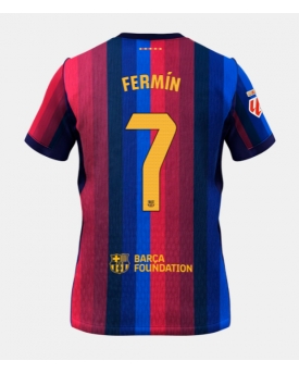 Barcelona Fermin Lopez #7 Maglia Gara Casa Repliche 2026-27 Maniche Corte Barcelona Fermin Lopez #7 Maglia Gara Casa Repliche 2026-27 Maniche Corte